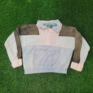 Vintage MOD Pastel Windbreaker Jacket S 24x24 Anorak Baggy
